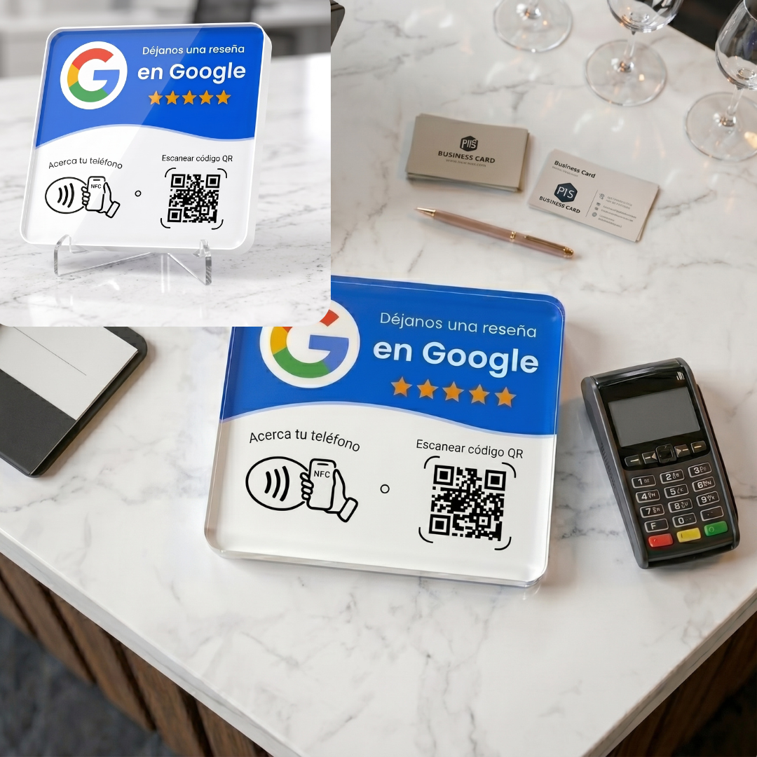 Placa Google Reviews